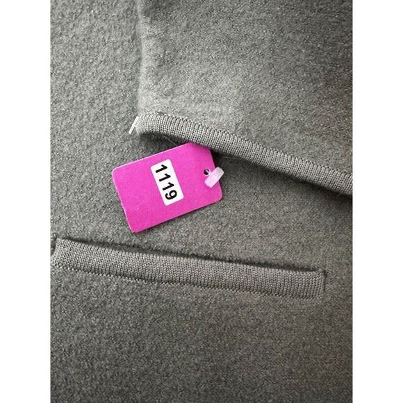 Woolrich Cardigan  Olive Green Cardigan  100%  Lambs Wool Full Zip Size L #1119 - Picture 12 of 16